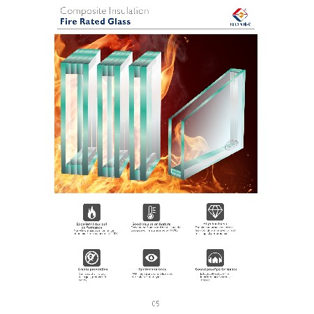 Composite Insulation Fire Rated Glass